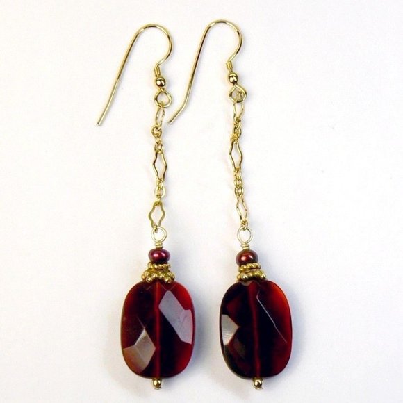 Argento Vivo 18k Gold Plated Silver Quartz Pearl - Picture 1 of 3